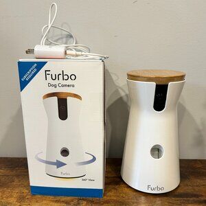 Furbo 360° Dog Camera Dog Alerts, Rotating Pet Treat Dispenser w/ 2-Way Speaker